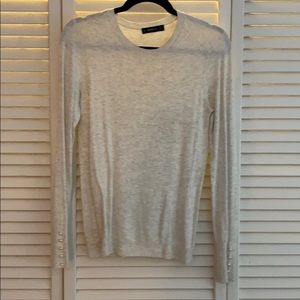Zara Pearl Cuff Knit Sweater
